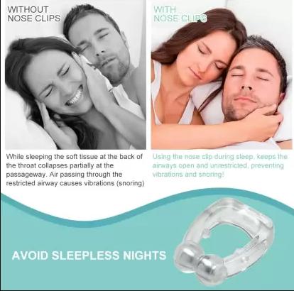 Silicone Magnetic Anti Snoring Nose Clip