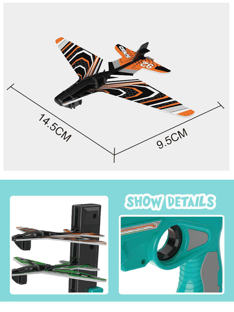Airplane Launcher Toy hrowing Airplane Toys for Kids Outdoor Launch Flying Toys Gifts