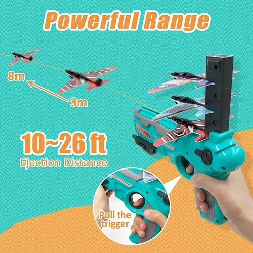 Airplane Launcher Toy hrowing Airplane Toys for Kids Outdoor Launch Flying Toys Gifts