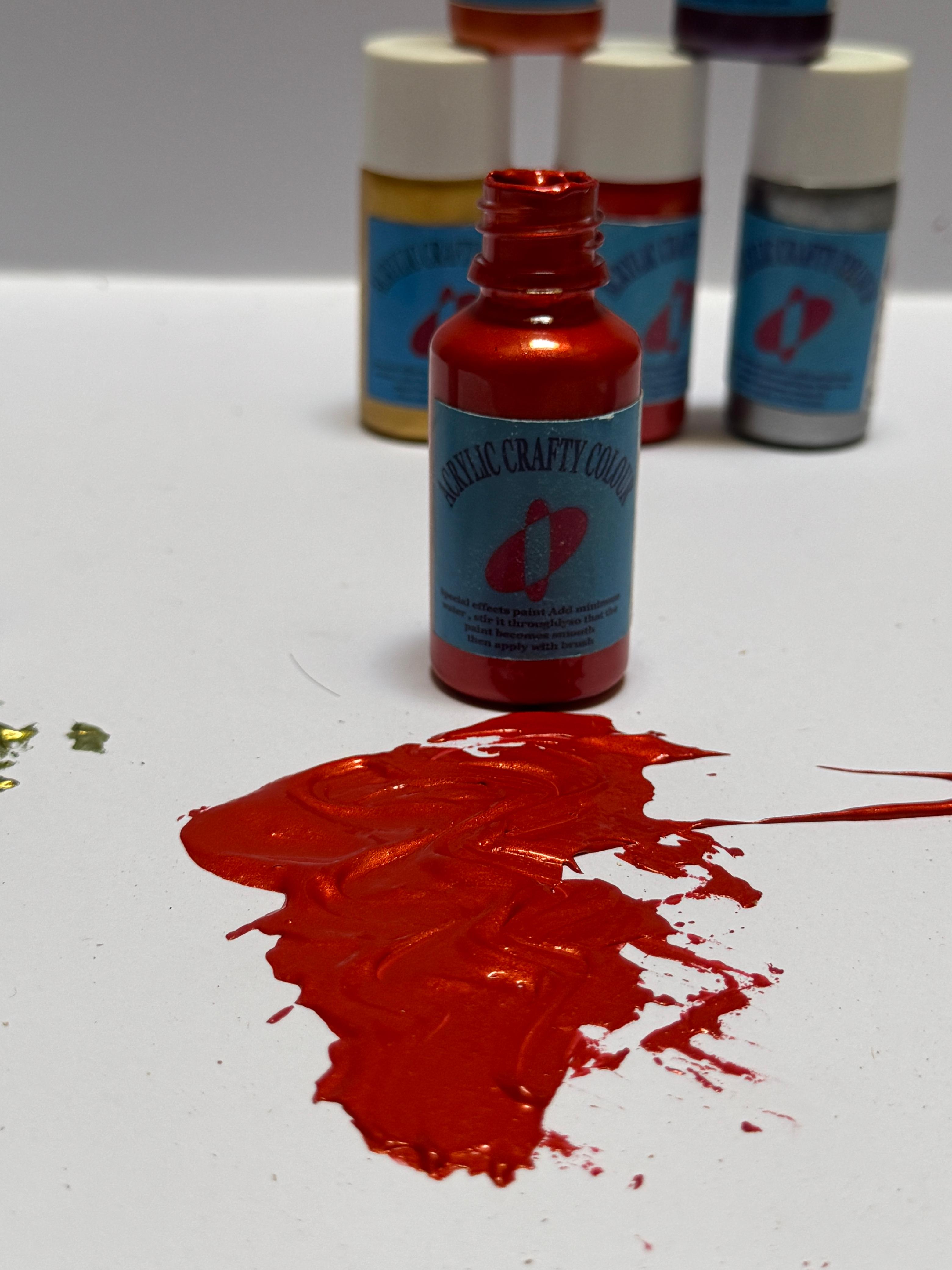 VividHue Metallic Acrylic Paint Set